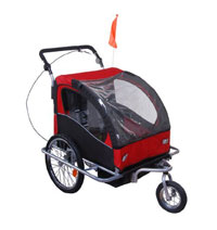  Fahrradkindersitz oder Kinderfahrradanhänger